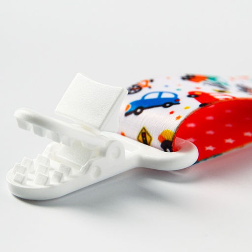 Держатель для пустышки на ленте Транспорт - Крошка я фото 3