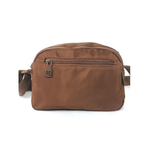 Сумка женская текстиль BoBo-5305, 2отд, плечевой ремень, коричневый 265968  фото 2