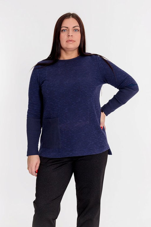 Джемпер М319175ВШв Синий - Елена фото 2