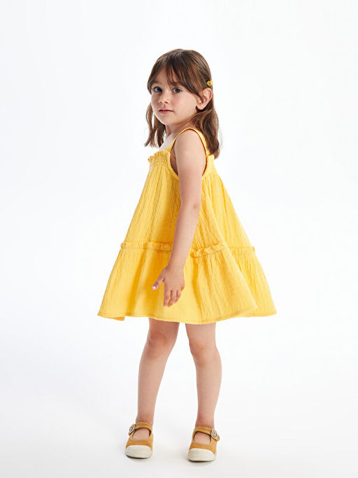 Ask?l? Kare Yaka Basic K?z Bebek Elbise - Waikiki фото 2