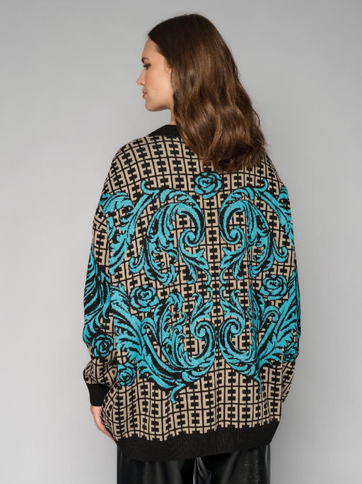 Кардиган женский 12411-54012 multicolor - Eleganzza фото 4