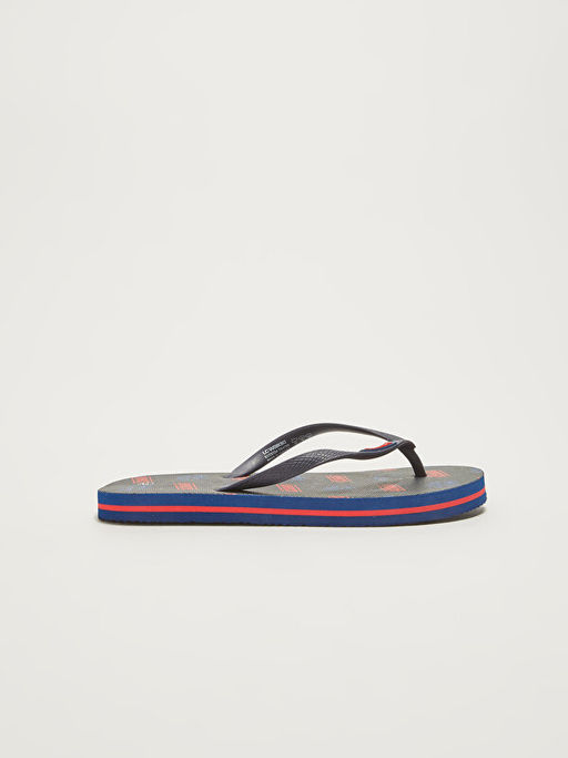 Bask?l? Parmak Aras? Erkek ?ocuk Plaj Terli?i - Waikiki фото 2