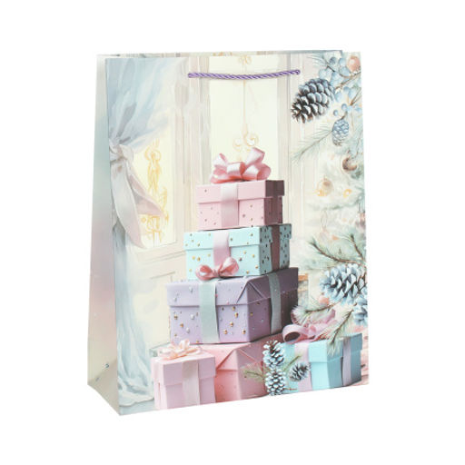 Пакет подарочный 26х32х10 / 6062-M /уп 12/480/ микс Новый год - Галеонтрейд фото 2