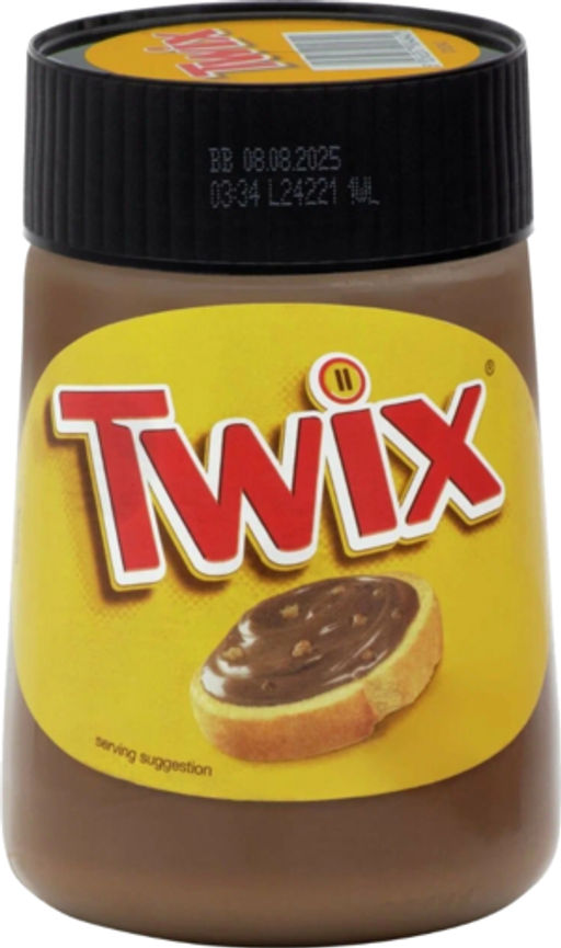 Mars Chocolate Drinks & Treats | Europe. Шоколадная паста Twix с кусочками печенья 350 гр. стекл.банка