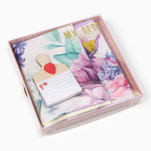 Набор подарочный Самая заботливая полотенце 40х73см, прихватка 19х19см, магнит 11х7см - Этель фото 10