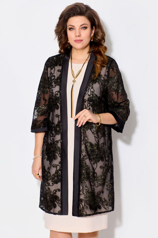 Костюм FITA 1262 черно-бежевый