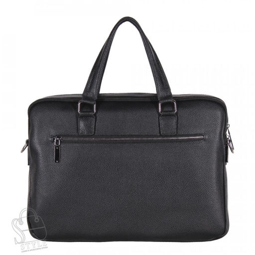 Портфель мужской кожаный 66275H black Heanbag - S-style фото 4