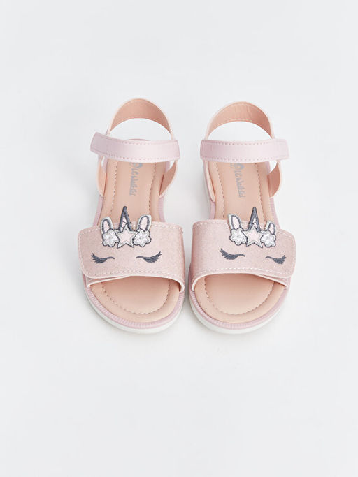 ?ift Bantl? Nak??l? K?z ?ocuk Sandalet - Waikiki фото 3