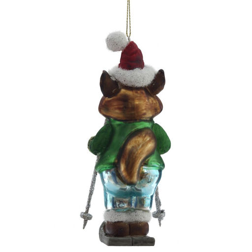 Новинка Украшение новогоднее "Енот", L6 W6,5 H15 см