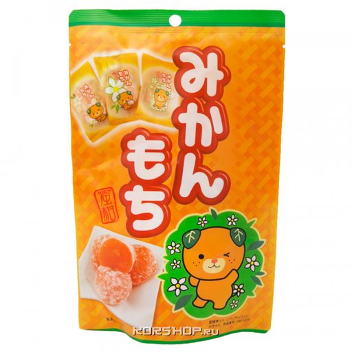 Пирожные моти с кремом со вкусом мандарина микан Okabe Seiki, Япония, 130 г