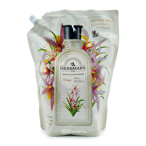 Кондиционер для белья Орхидея Хербмари (запасной блок) HerbMary Orchid Aekyung, Корея, 1,6 л Акция