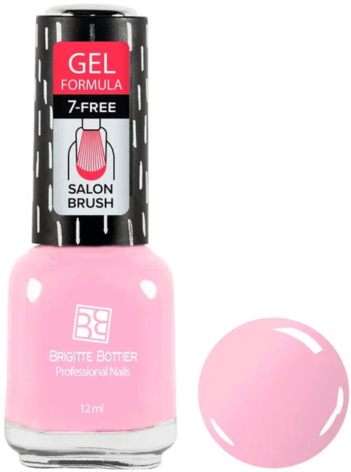 Brigitte Bottier Лак д/ногтей GEL FORMULA тон 82 барби 12мл BB-GF82