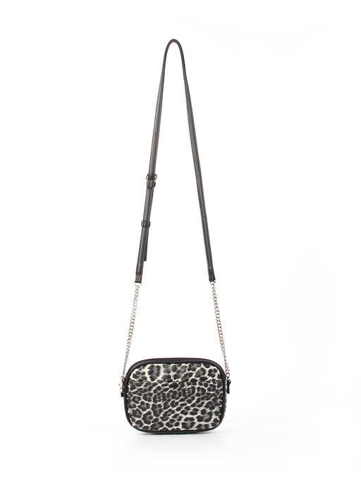 LACCOMA сумка Джулия-леопард черно-белый эко кожа хлопок