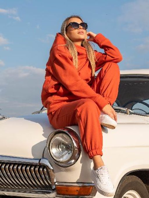 Женский Спортивный костюм БД020 кирпичный от Спортсоло