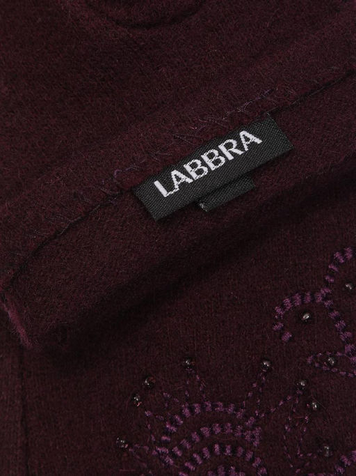 Перчатки жен Labbra LB-PH-44 plum  фото 3