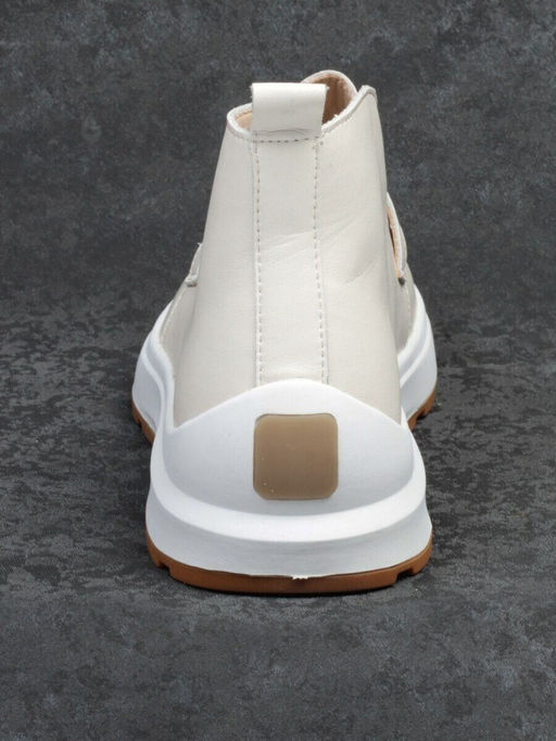 01-5281-2 WHITE Ботинки демисезонные женские (натуральная кожа, байка)