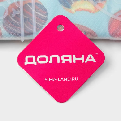 Рукавица для горячего Доляна «Пончики», силикон, 29.5×18×1 см