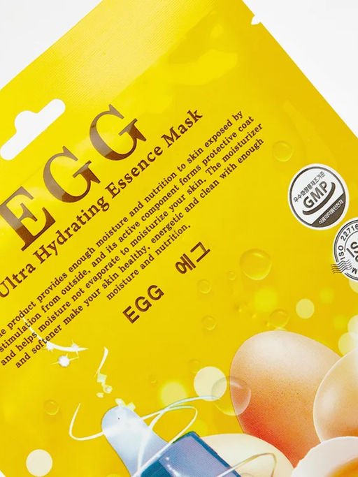 Ekel Маска тканевая с экстрактом яичного желтка, 25 мл