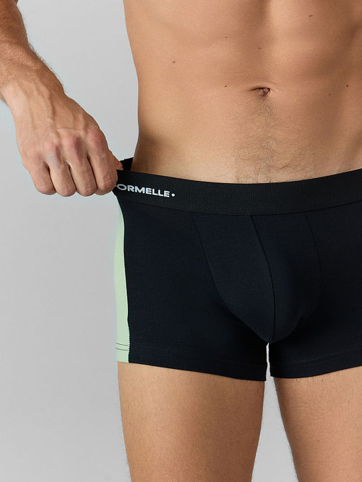 Цена за 2 штуки! Трусы боксеры мужские черные - Mark formelle фото 4