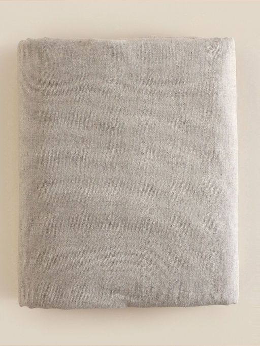Простыня на резинке 2-спальная SL Home Linen collection, 160200+30 см, бежевая, полулён - Sima-land home фото 7
