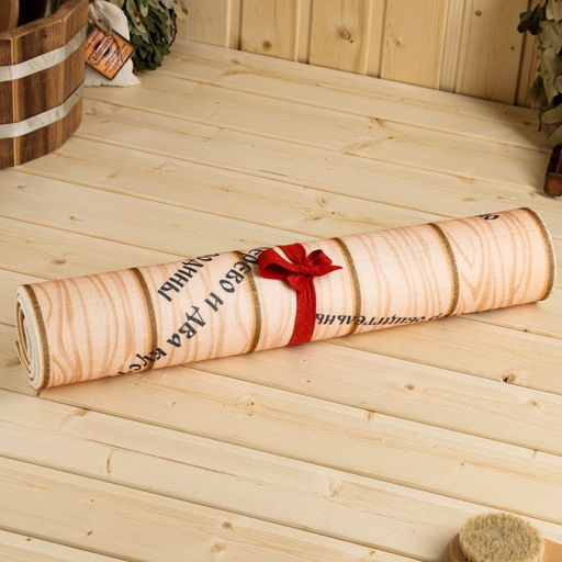 Коврик-лежак для бани У Царя недостатков нет, 150 х 50 см, бежевый - Simaland фото 2