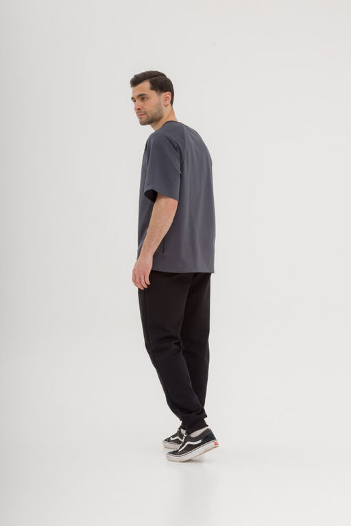 120 Оверсайз футболка, графит - Knitka wear фото 7