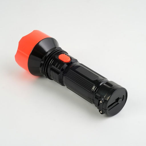 Фонарь ручной аккумуляторный, 1 LED, 16.5 х 5.7 х 5.7, от сети, красно-черный - Simaland фото 2