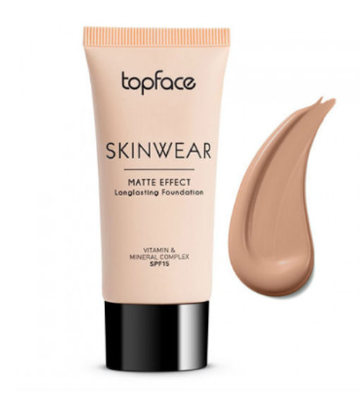 TopFace Instyle Тональная основа матирующая "Skin Wear Matte Longlasting Foundation"№05 беж- PT468