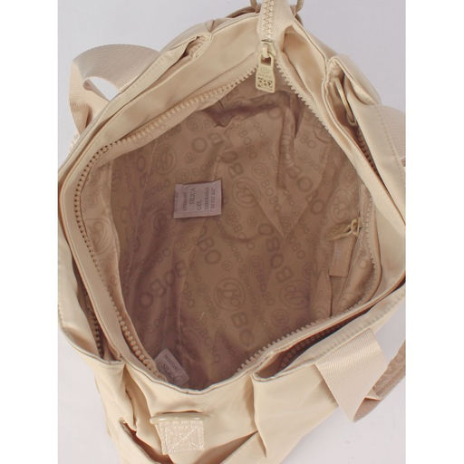 Сумка женская текстиль BoBo-758-1, 3отд, плечевой ремень, бежевый 265870  фото 3