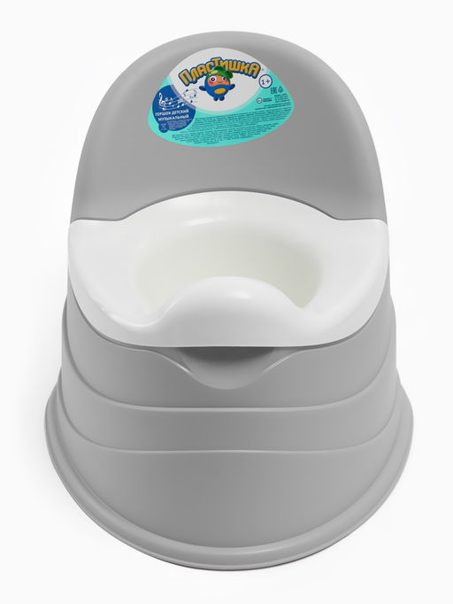 Горшок детский музыкальный, Серый