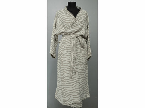 17с134-ШР/039/у/уп. Халат для бани 170*176 96*100 "Зебра" цв 330 рис 912