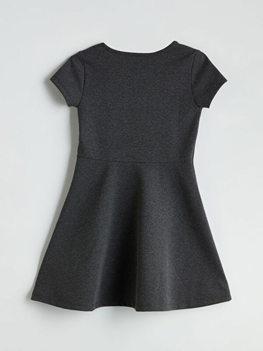 Bisiklet Yaka K?z ?ocuk Elbise