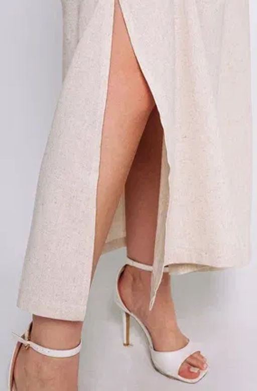 Платье #ОКТ025004, светло-бежевый - Dommod фото 10