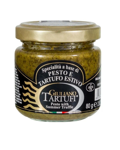 Соус Giuliano Tartufi Песто с черным трюфелем 80 г, стекло, Италия