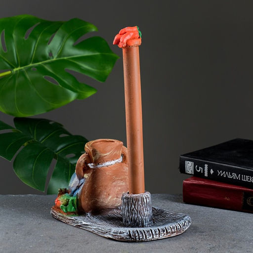 Держатель для бумажного полотенца "Амфора и перцы" 20х12х11см