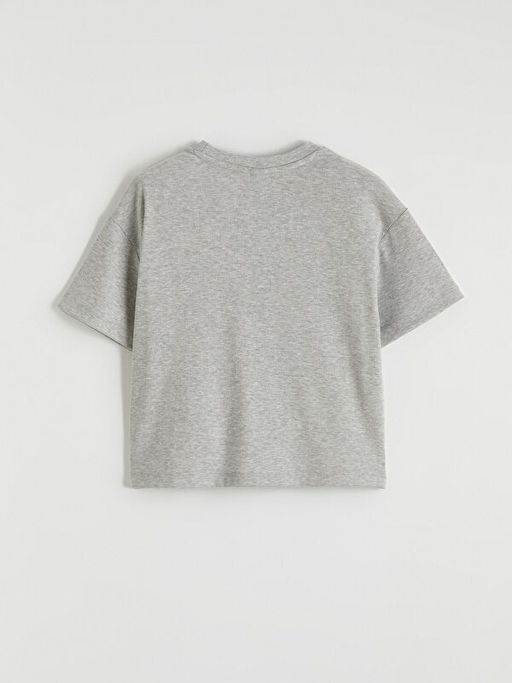 Bisiklet Yaka Pencere Detayl? K?z ?ocuk Ti??rt