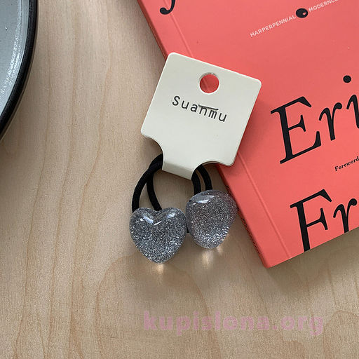 Набор резинок для волос Silver shimmer - Купи слона фото 2