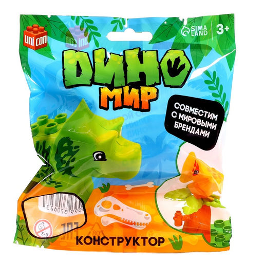 Фигурка для конструктора Диномир, МИКС - Unicon фото 3