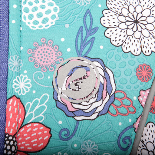 RODOS Утеплённый костюм для девочки зима М-191 (Цветы) Зелёный