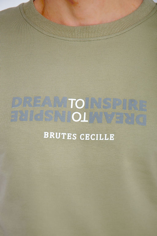 Арт. 63609 Комплект с шортами мужской 48-56 (5 шт) Цвет:полынь