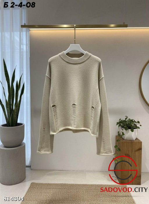 Джемпер женский с рваным эффектом - Bruno фото 4