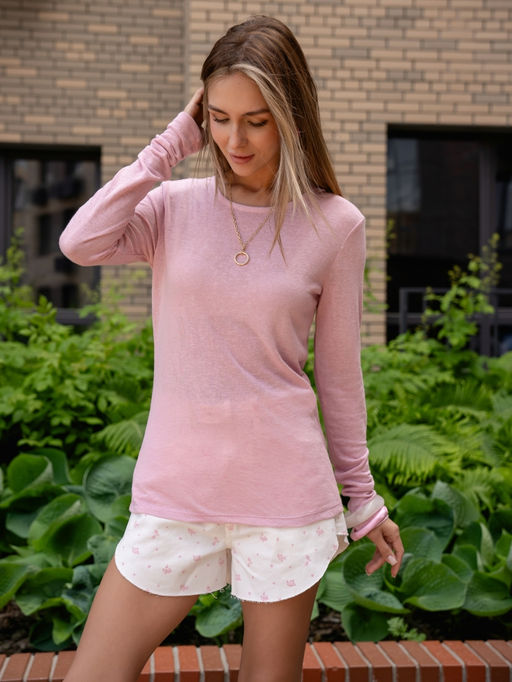 полупрозрачный лонгслив- паутинка - Binita фото 4