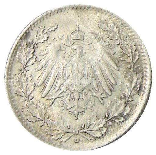 1/2 марки 1915 года D Германия