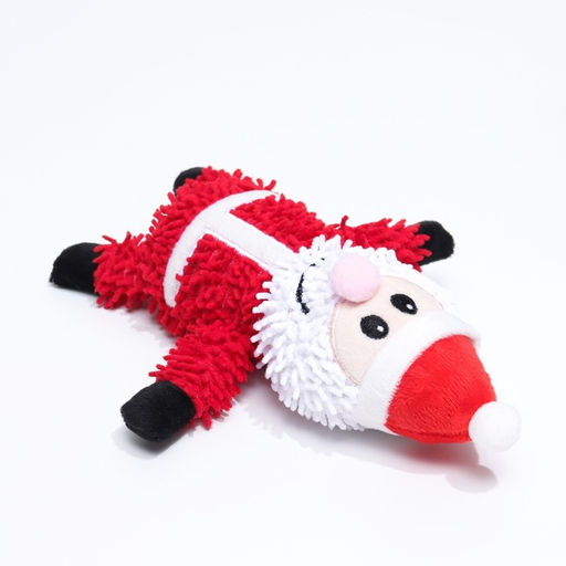 Игрушка мягкая для собак Дед мороз с пищалкой, 26 х 15 см - Пижон фото 12