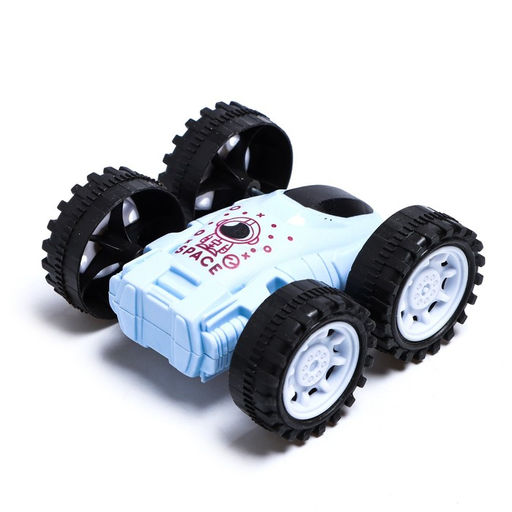 Перевёртыш инерционный Машинка-перевертыш, цвет голубой - Автоград фото 4