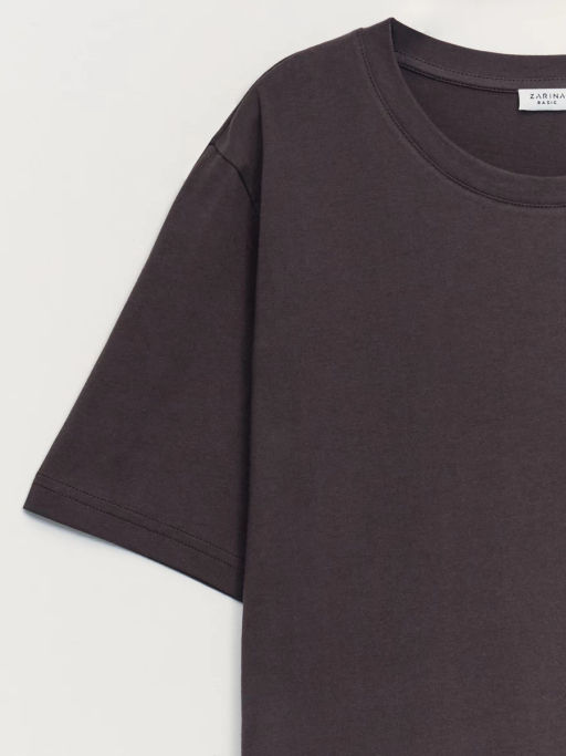 Базовая футболка из хлопка / Zarina  фото 9