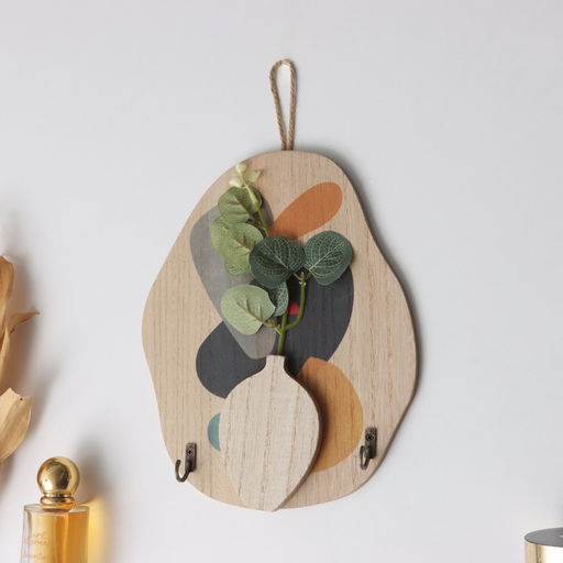 Настенные крючки декоративные Абстракция. Кляксы. Цветок, дерево, 1.5?19.5?23.3 см