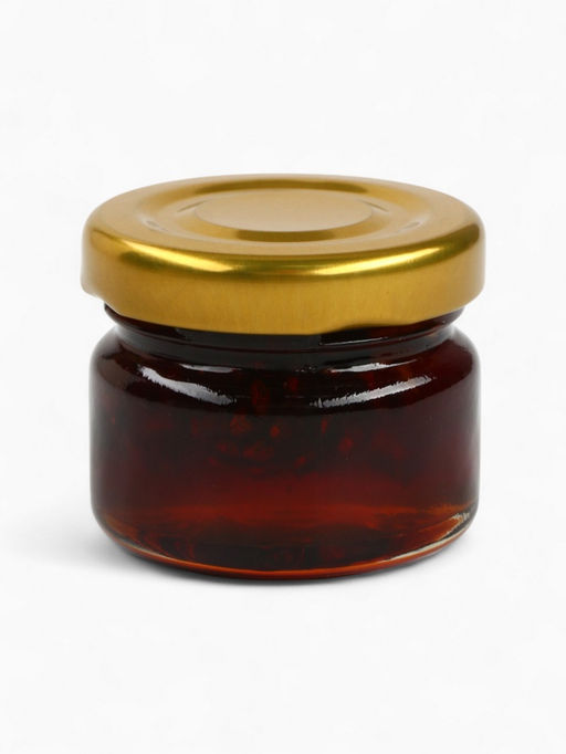 Подарочный набор новогодний в железной банке С Новым годом: монпансье 100 г, чай чёрный 50 г, варенье 30 г, открытка