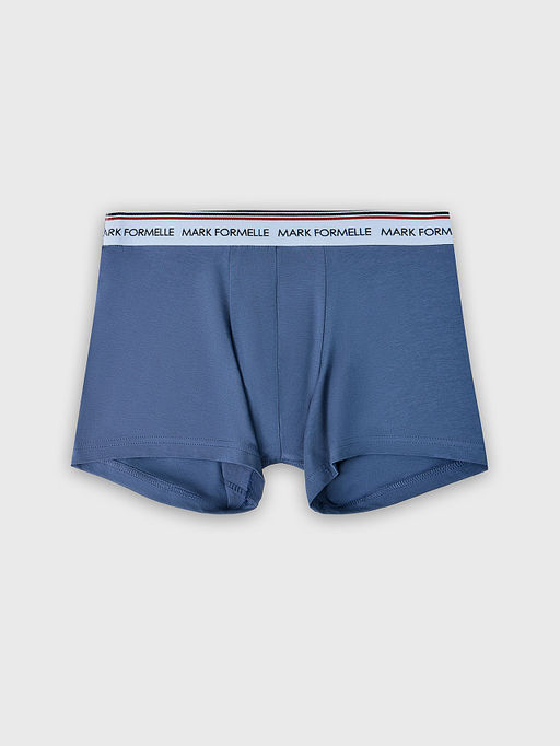 Цена за 2 штуки! Трусы боксеры мужские синие - Mark formelle фото 7