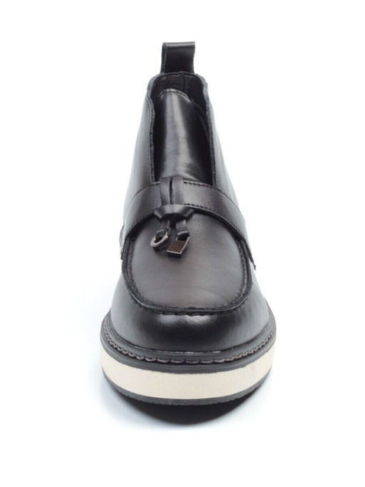 01-5172-1 BLACK Ботинки женские демисезонные (натуральная кожа, байка) - Фабричный китай фото 11